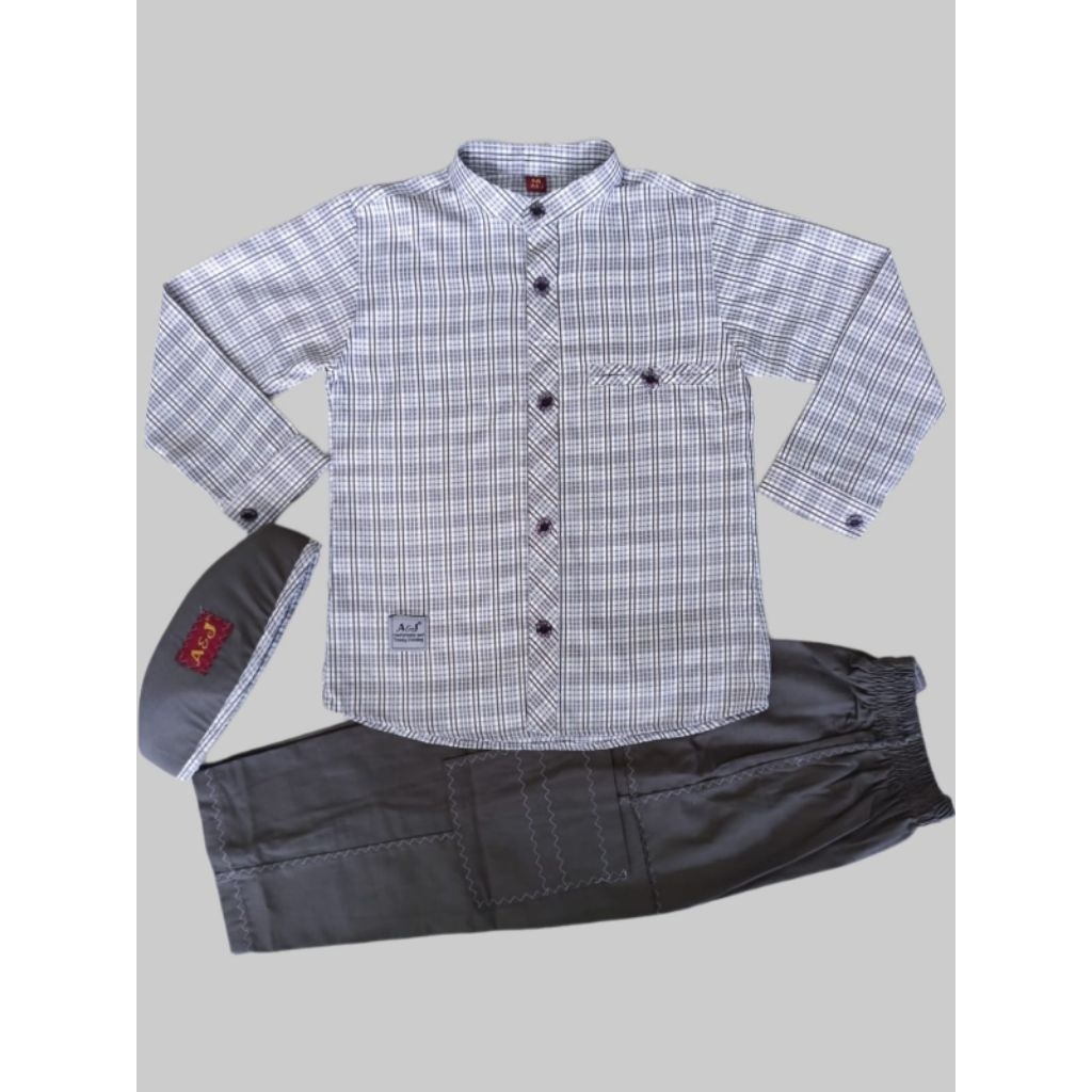 Baju Muslim koko anak-anak laki-laki  A&J