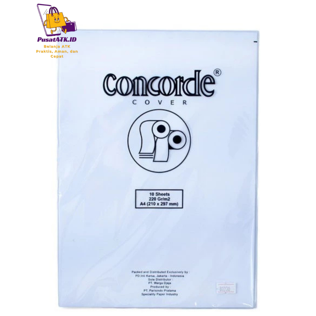 

Kertas Concord/ Concorde 220 gr A4 isi 10 lembar