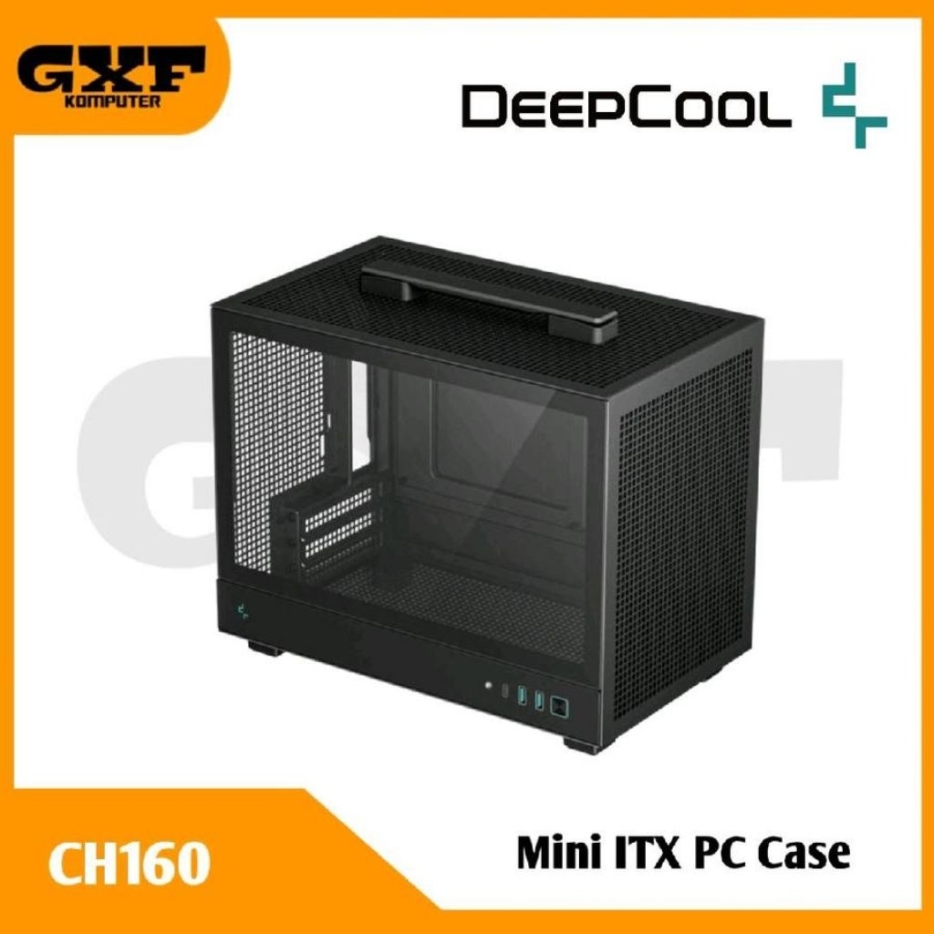 Casing Deepcool CH160 Black Mini ITX