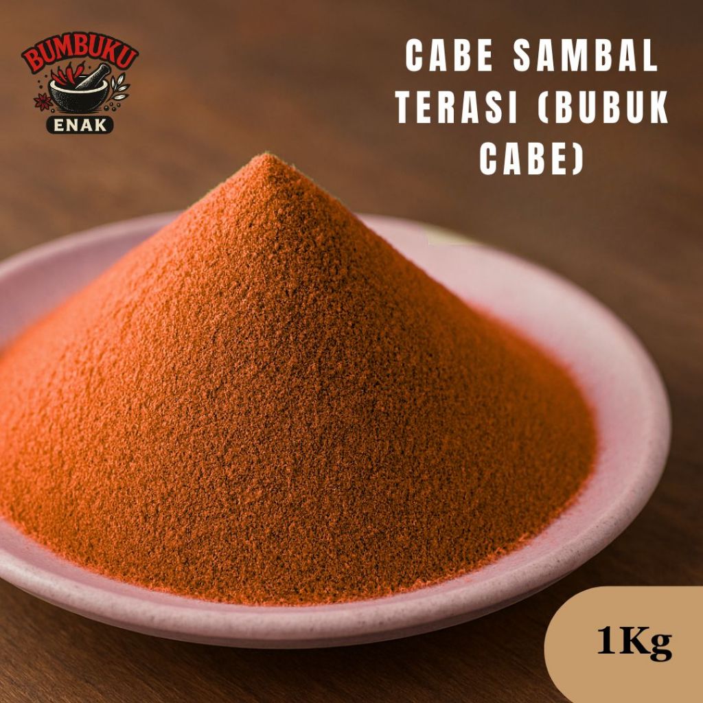 

Cabe Bubuk Sambal Terasi Tanpa MSG 1kg – Bumbu Tabur Pedas Khas Nusantara, Gurih Asli Tanpa Bahan Tambahan