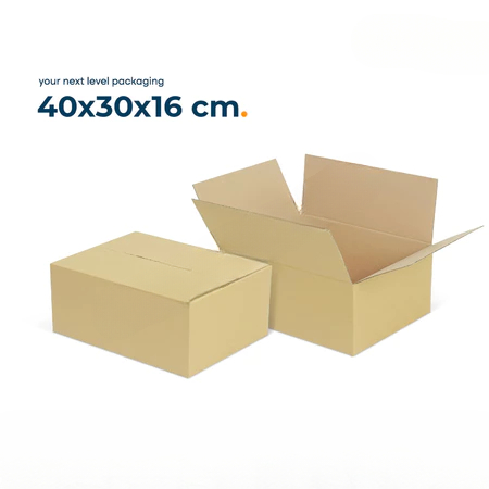 

(5 Pcs)Kardus Kemasan Sembako Box Hampers Packaging 40x30x16 Cm Dus Packing Coklat Polos