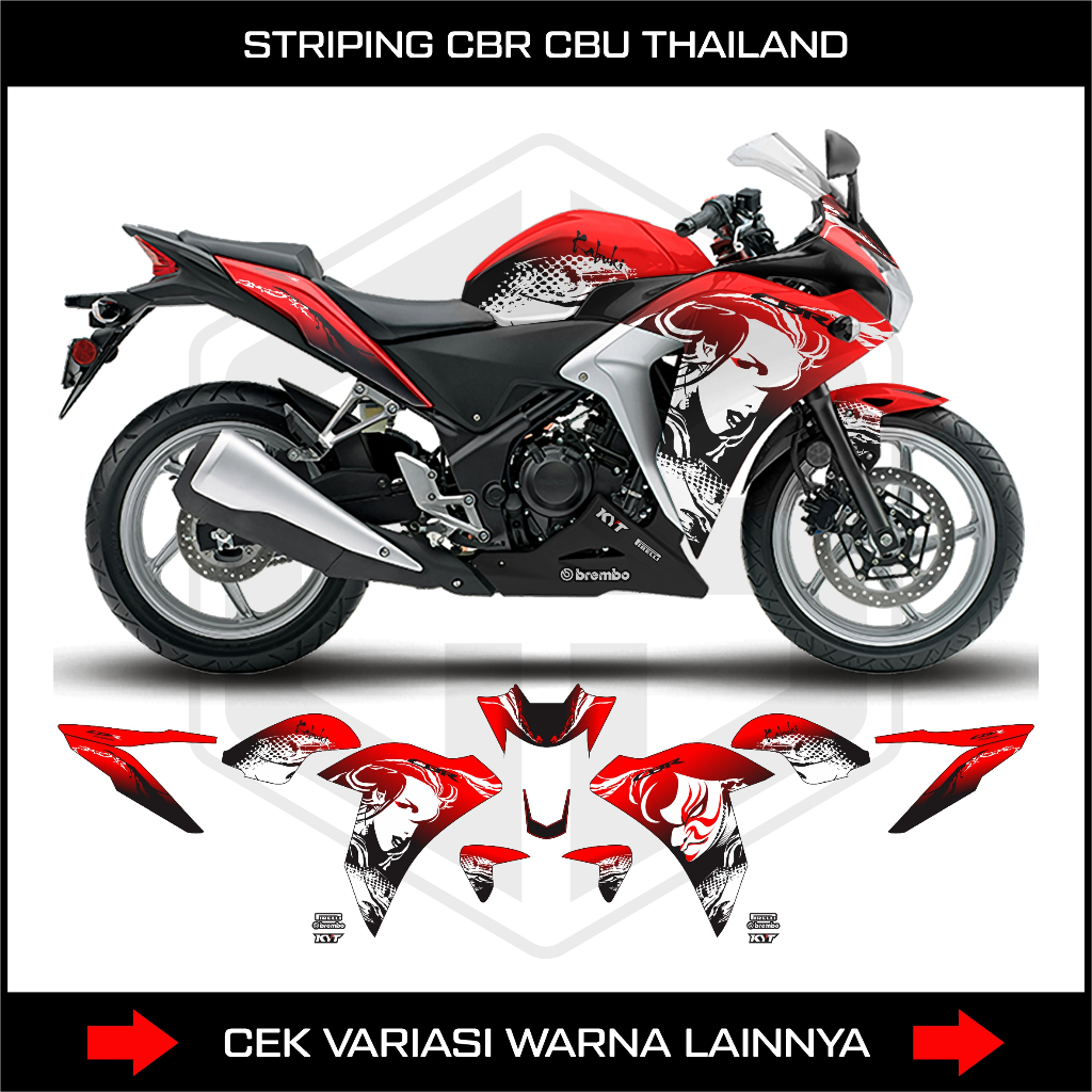 STRIPING STIKER CBR CBU / DECAL VARIASI HONDA CBR CBU
