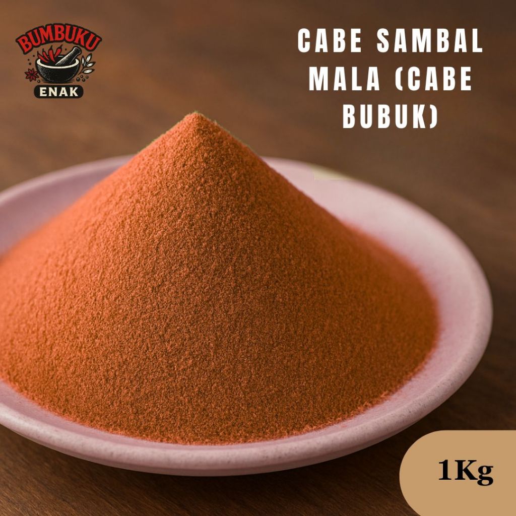

Cabe Bubuk Bumbu Mala Tanpa MSG 1kg – Bumbu Tabur Pedas Sichuan Autentik, Gurih Rempah Alami Tanpa Kimia