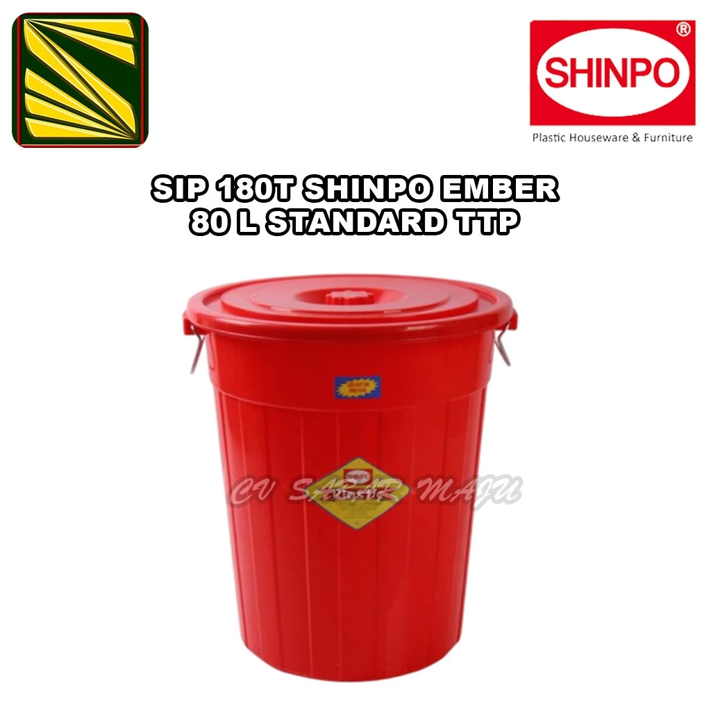 Shinpo Ember Air + TUTUP 80 Liter, 180 T / Tong Air 180 T