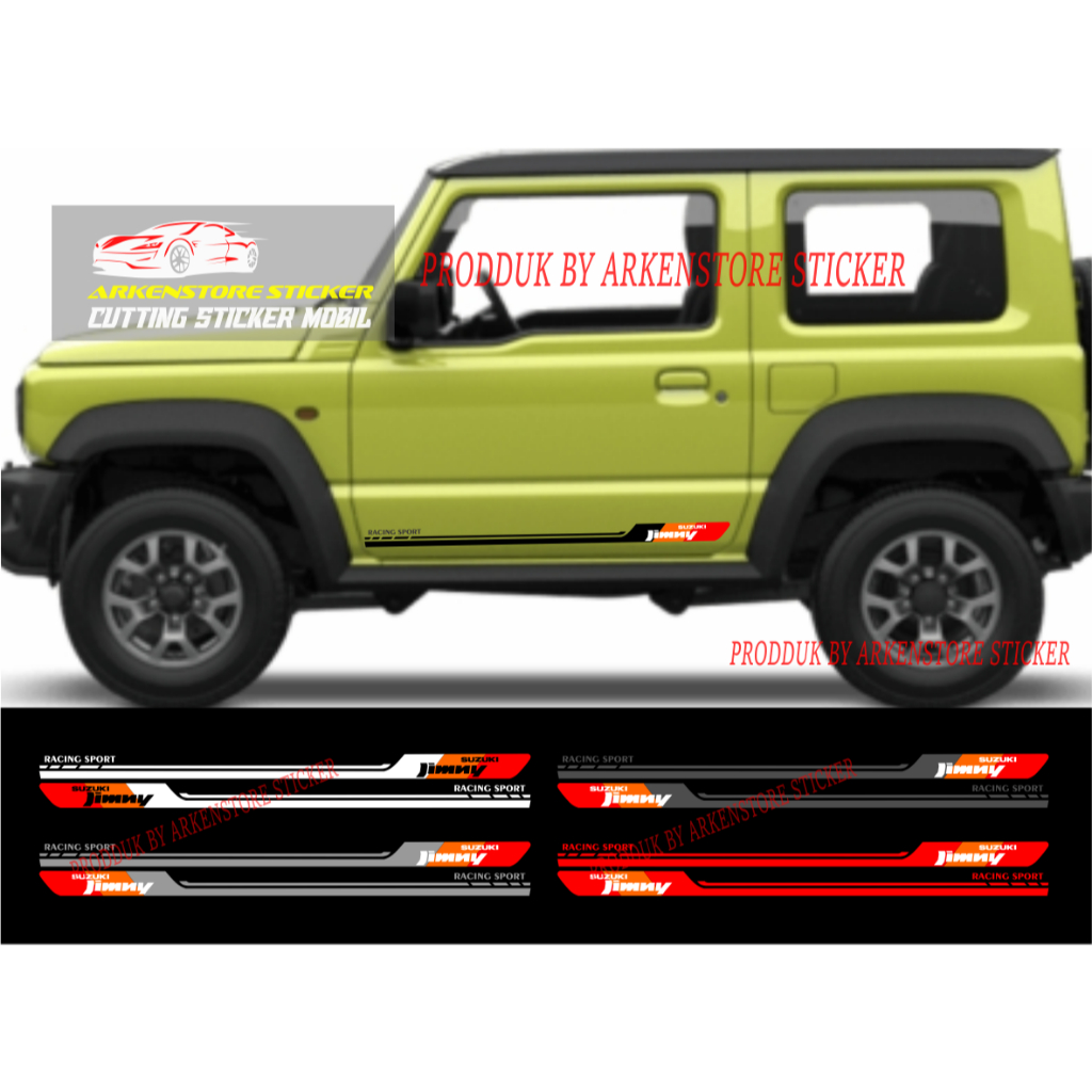 Stiker mobil Suzuki jimny cutting stiker sticker mobil jimny stiker terbaru