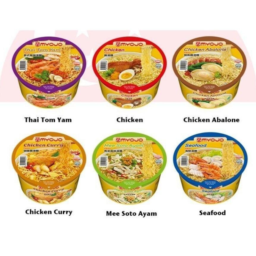 

Myojo Mie Instan Cup Rasa Thai Tom Yam Mi Instan Bowl 79g