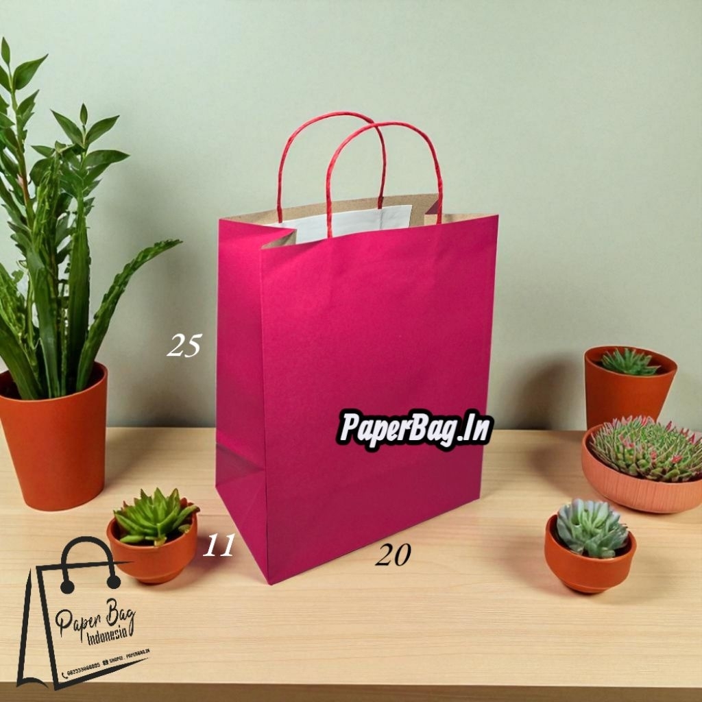 

PAPER BAG 20x25 POLOS DOFF KADO