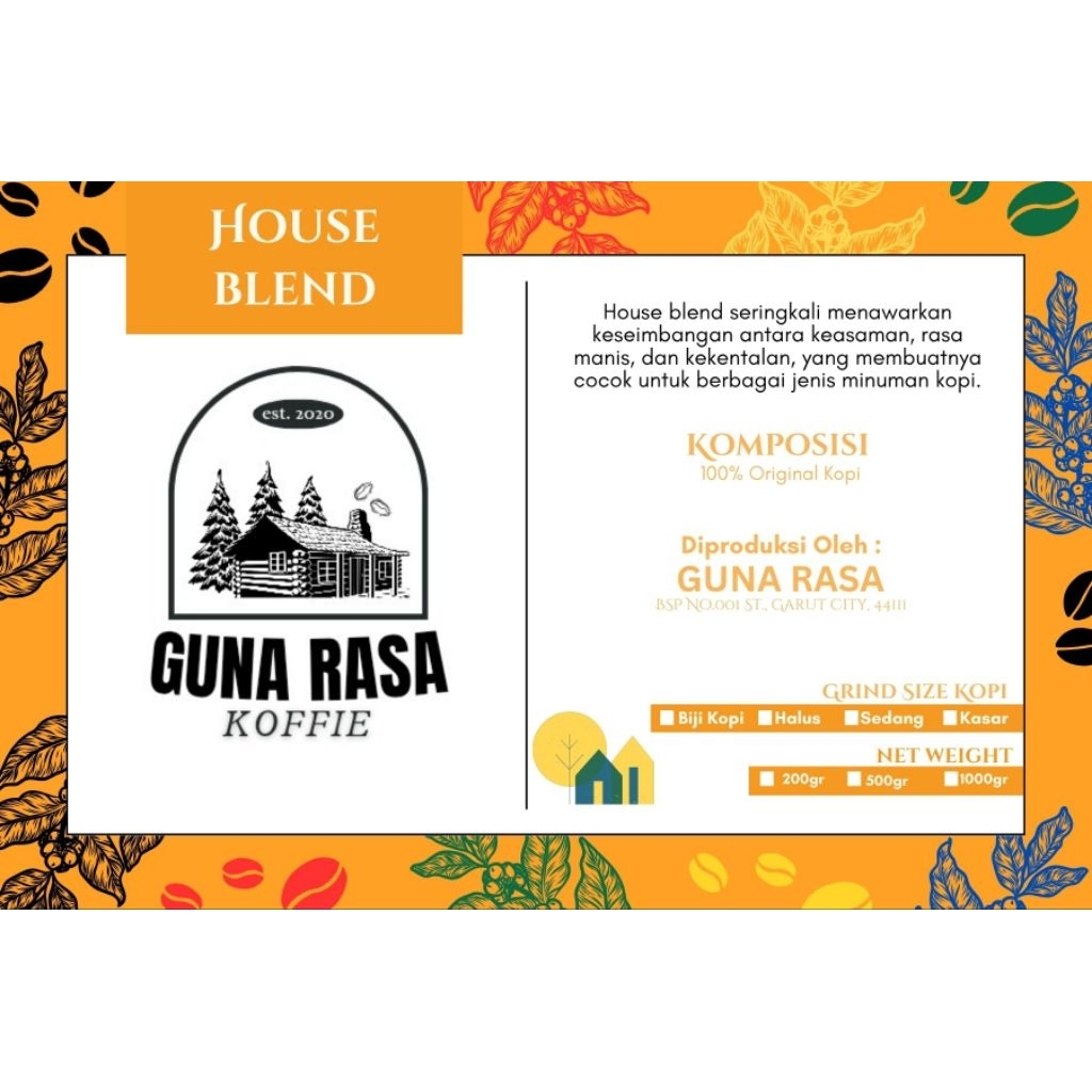 

Kopi House Blend | By Guna Rasa Coffee