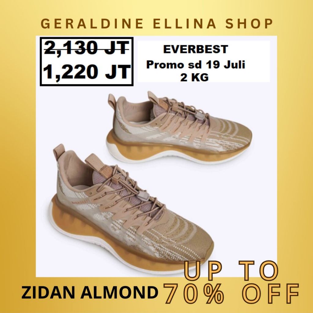 Sepatu EVERBEST pria original sneakers ORIGINAL 100% Seri ZIDAN