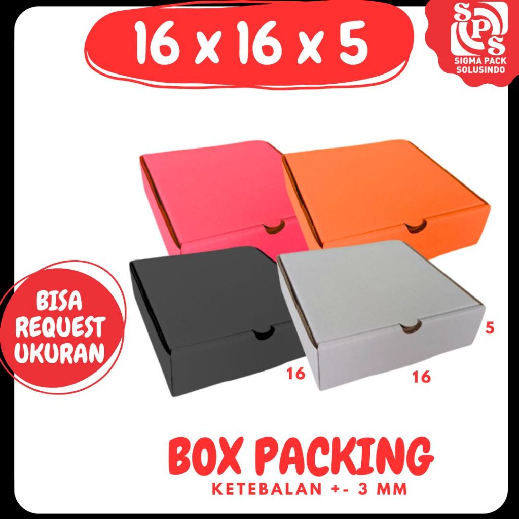 

Box 16x16x5 LD Kardus 16x16x5 LD Dus Pizza 16x16x5 LD Kotak Packing Hampers Zigma Pack