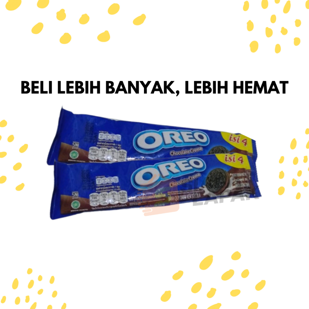 

Oreo Coklat 1 PCS ECERAN Original Snack Biskuit Coklat Krim Cokelat [BELI BANYAK LEBIH MURAH]