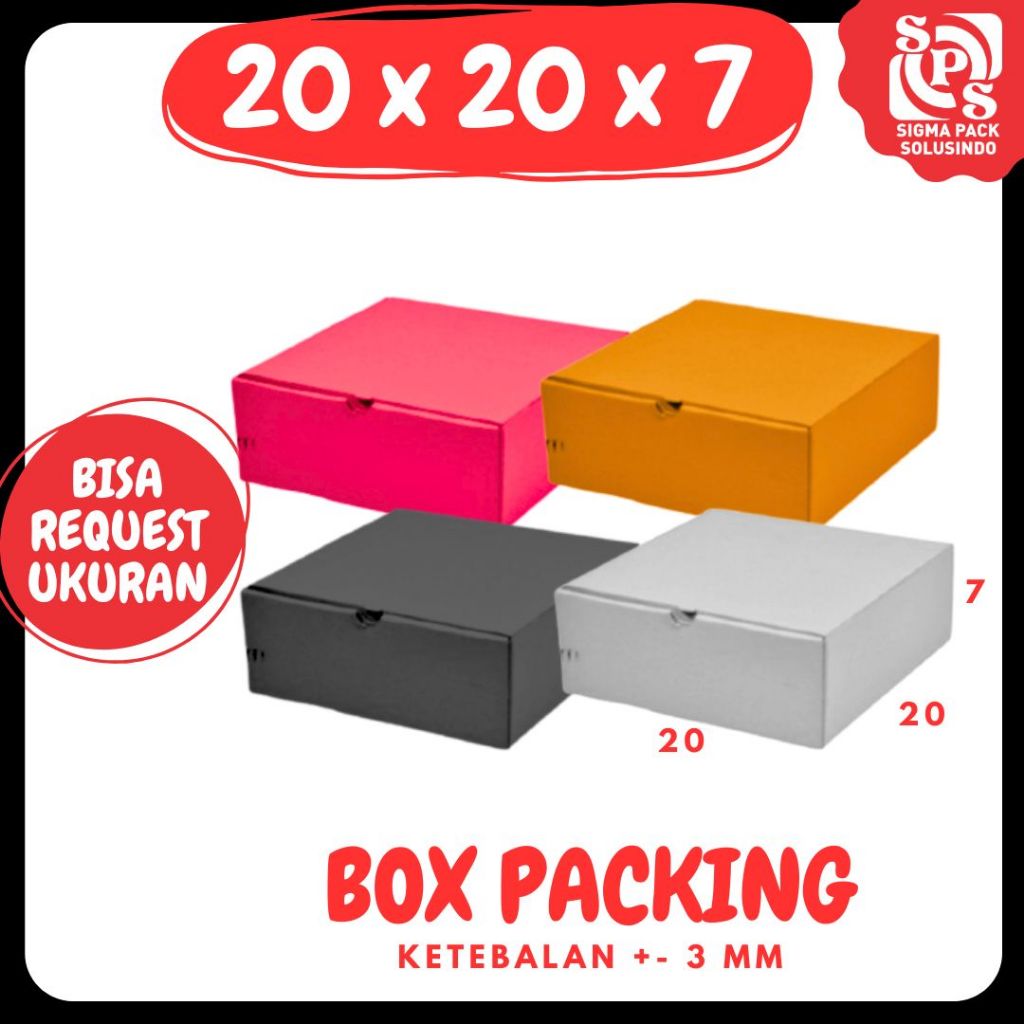 

Box 20x20x7 LD Kardus 20x20x7 LD Dus Pizza 20x20x7 LD Kotak Packing Hampers 20x20x7 LD Zigma Pack