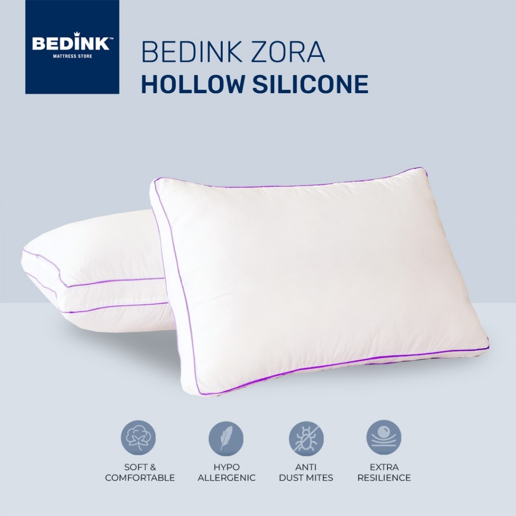 BEDINK Bantal Hotel Hollow Silicon Zora