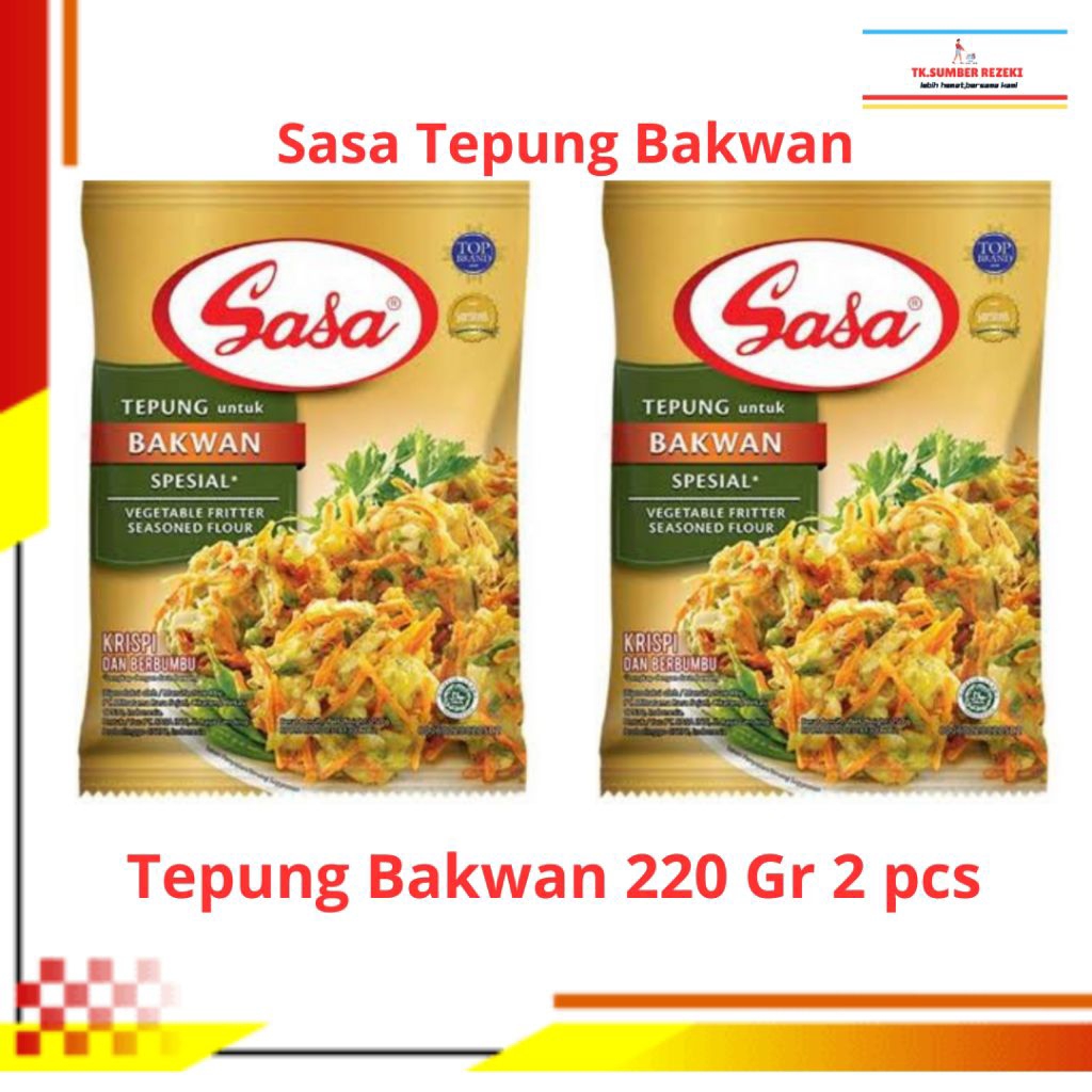 

[PAKET HEMAT ISI 2] Sasa Tepung Bumbu Bakwan Spesial Bervitamin dan Bermineral 225 Gr PROMO MURAH