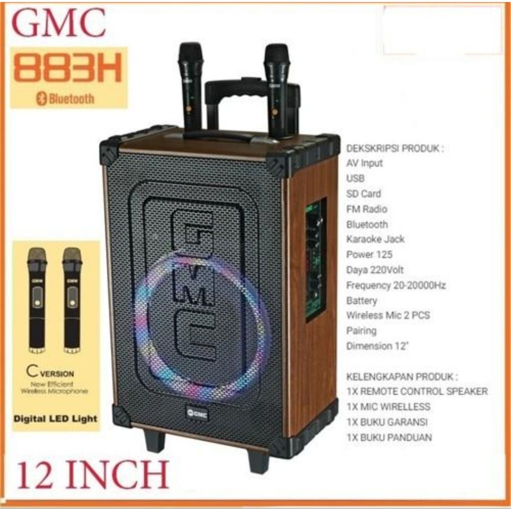 SPEAKER GMC 883H.12in bonus mic