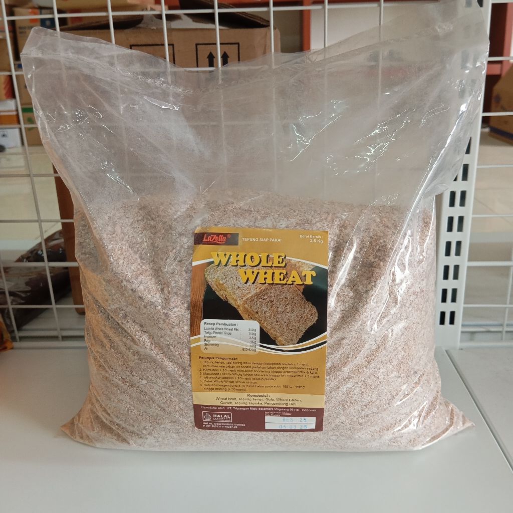 

Lazetta Whole Wheat Mix Tepung Gandum Kasar 2,5 Kg
