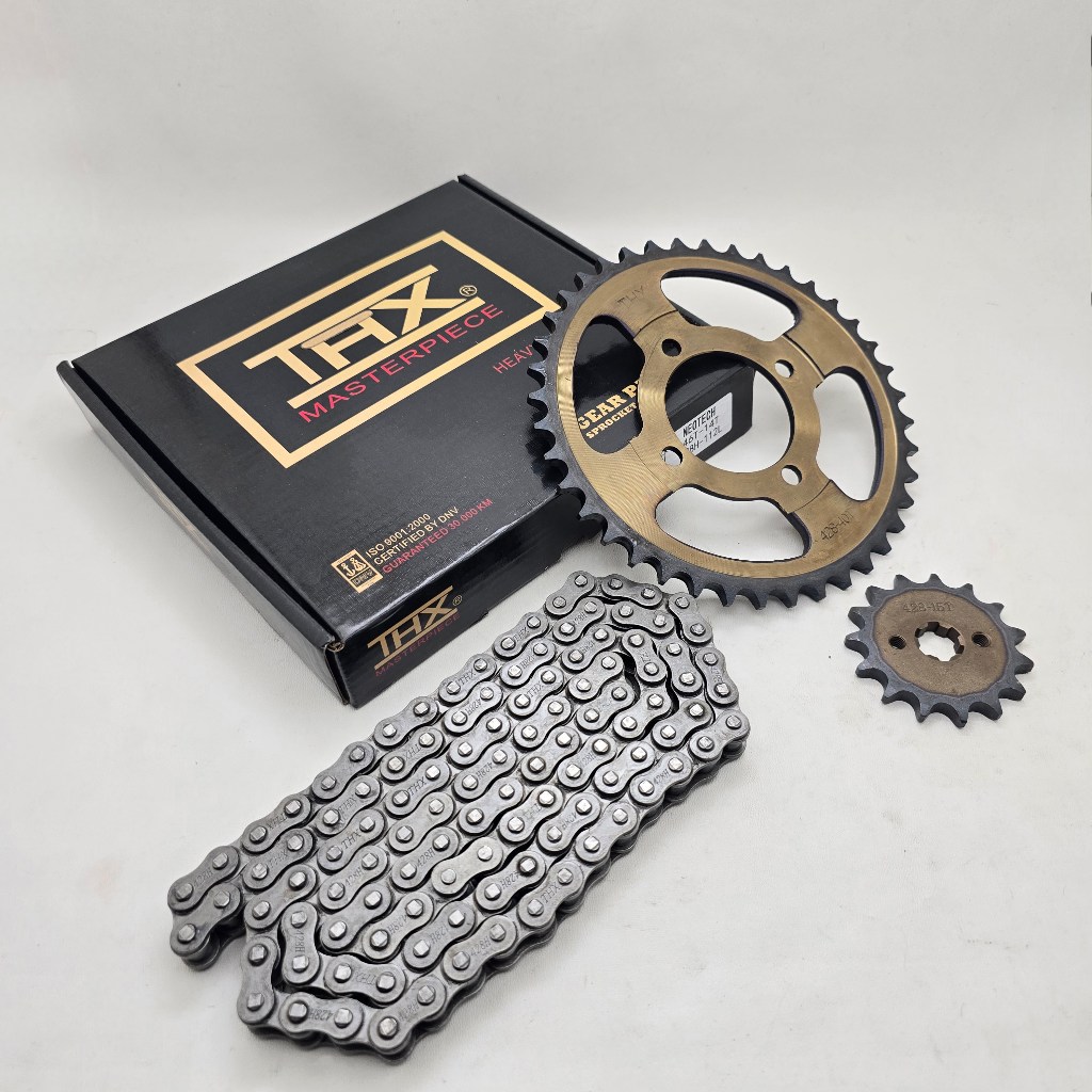 THX Gear Set Gir Paket Supra X / Supra Lama 15T/40T 428H-104L (BAJA SEPUH)