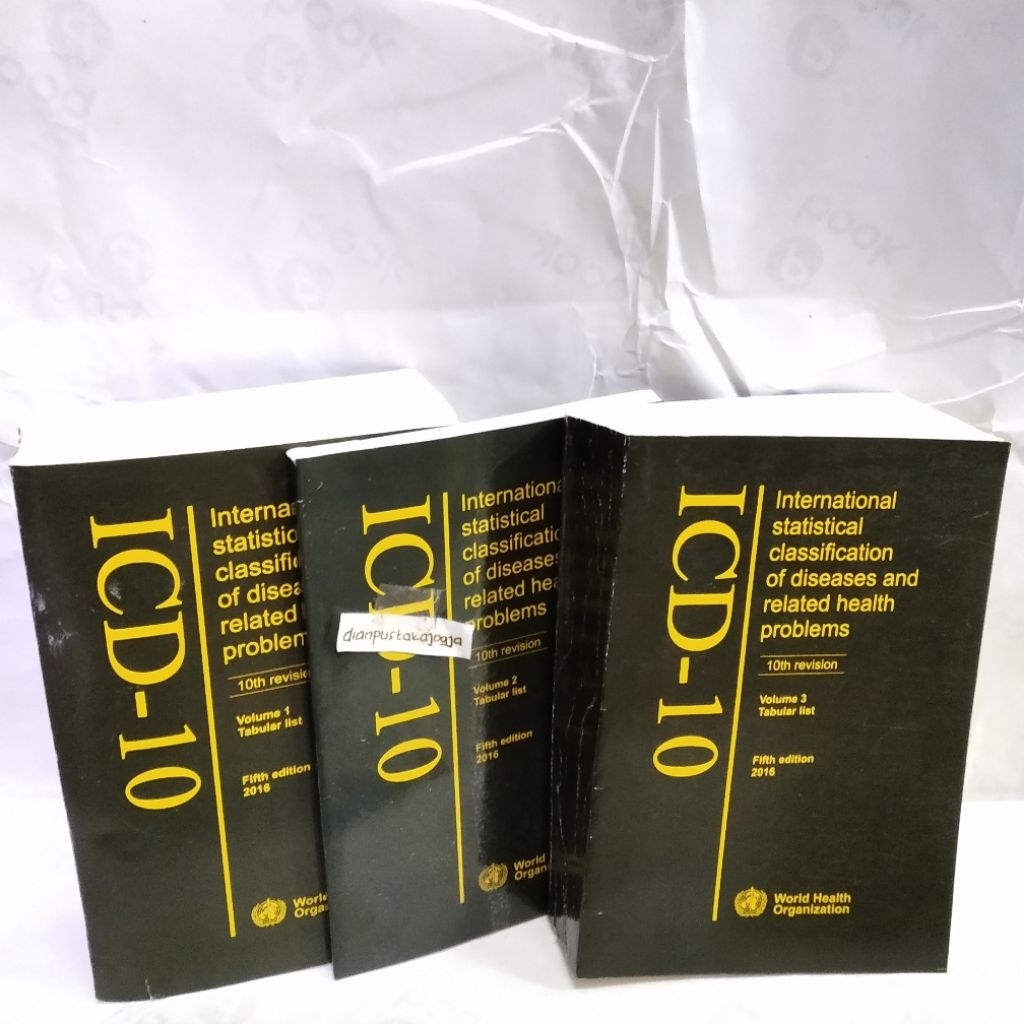 BUKU REKAM MEDIS ICD - 10 1,2,3 TERBARU