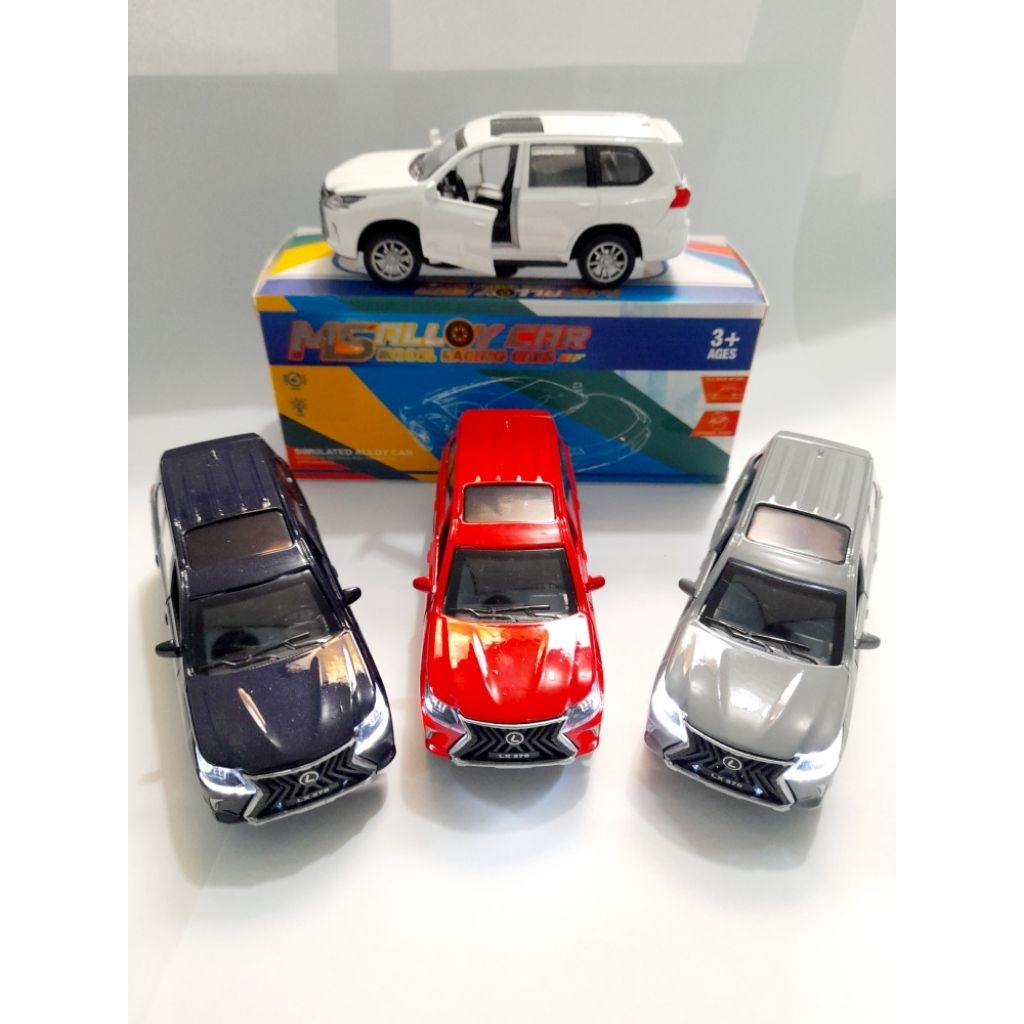 MSZ Diecast Apolo Lexus LX570 skala 1.38 Hitam