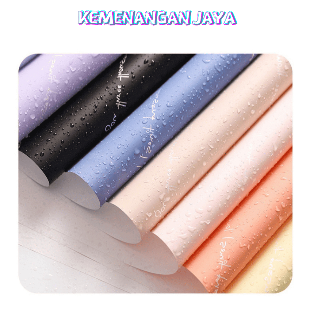 

Kertas Buket Bunga Matte Solid BiColor Cellophane Flower Wrapping Paper Valantine Dua Warna Bi Color KB055