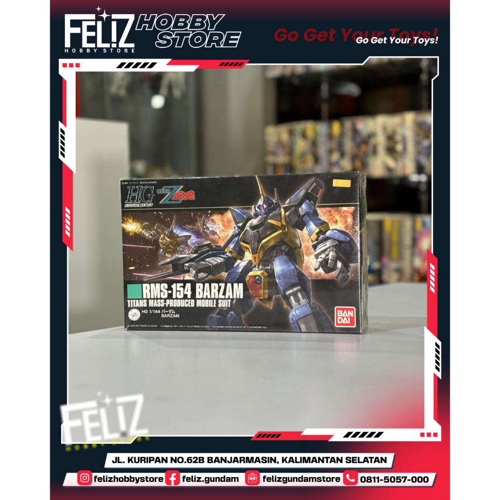 ( BANDAI ) HG 1/144 UNIVERSAL CENTURY RMS - 154 BARZAM