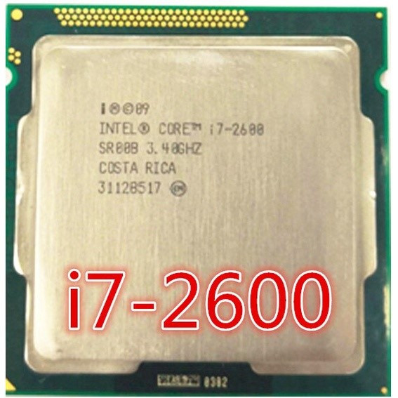 PROCESSOR CORE I7 2600 GEN2 SOCKET LGA 1155 TRAY GARANSI TOKO 1 TAHUN