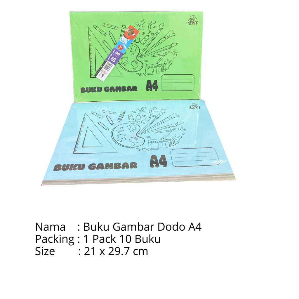 

Buku Gambar Dodo A4 (1 PACK 10 BUKU)