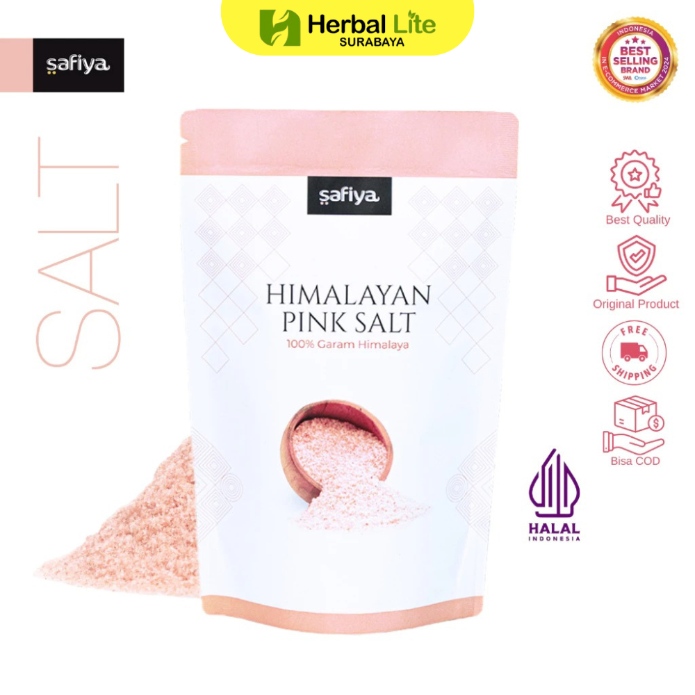 

Safiya Garam Himalaya 1 Kg Pink Himalayan Salt Original Premium