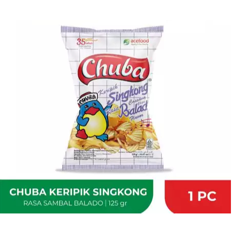 

Chuba Keripik Singkong 125 Gr Rasa Sambal Balado / Chuba