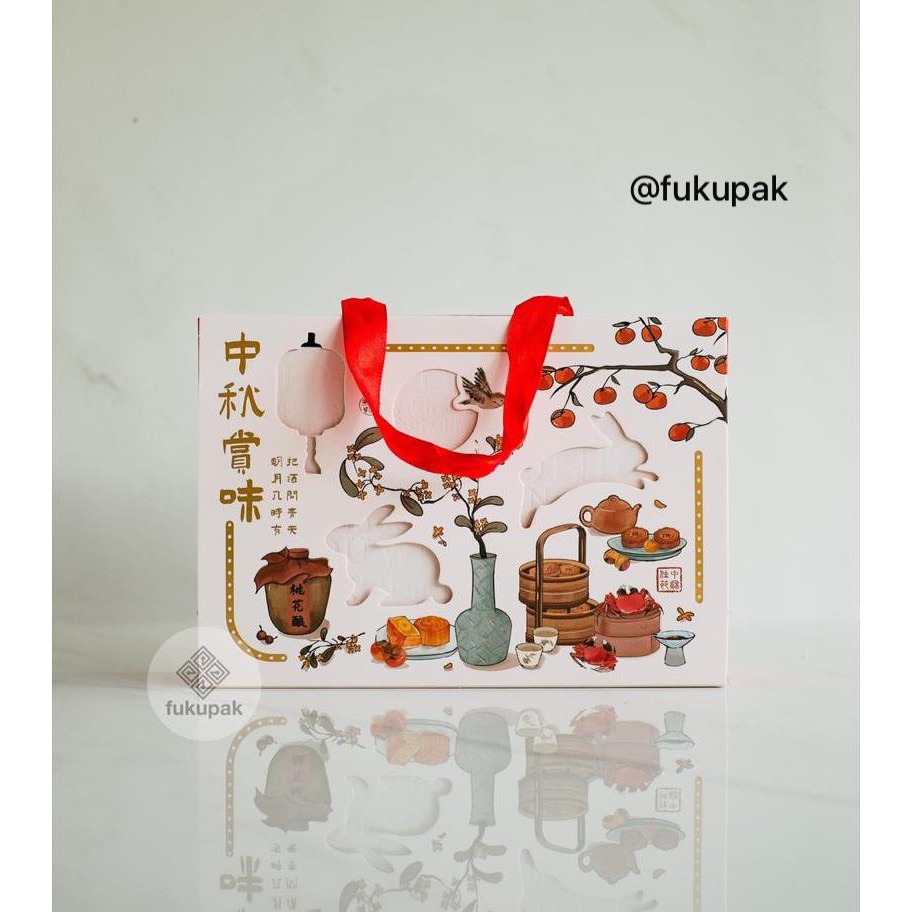 

Dus Jinjing Mooncake (5pcs-10pcs) kotak hamper kue bulan, mid autumn festival