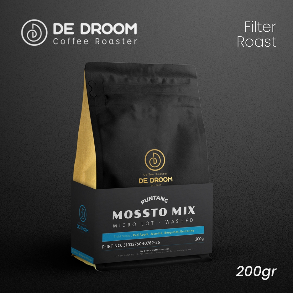

De Droom - Arabica Puntang Micro Lot Mossto Mix Washed - Biji Kopi Filter Manual Brew