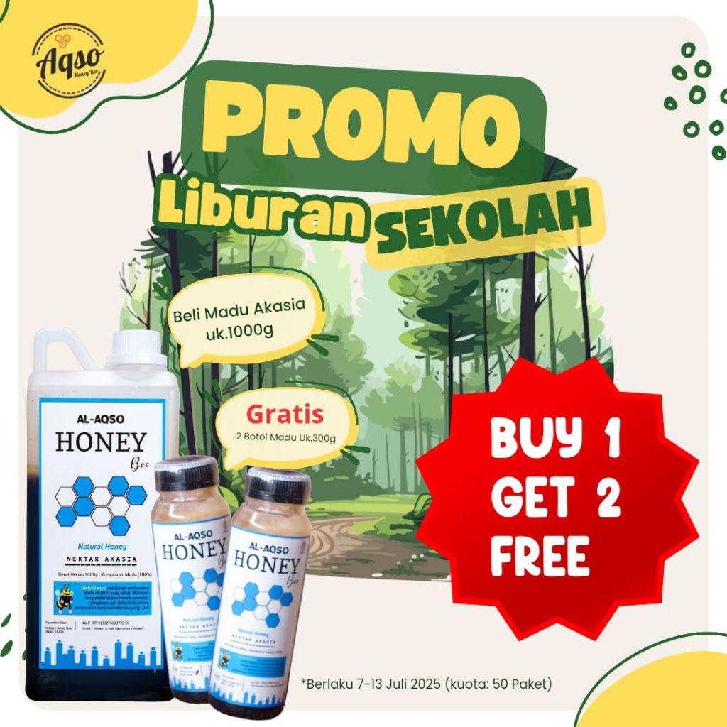 

PROMO LIBURAN BUY 1 GET 2 FREE