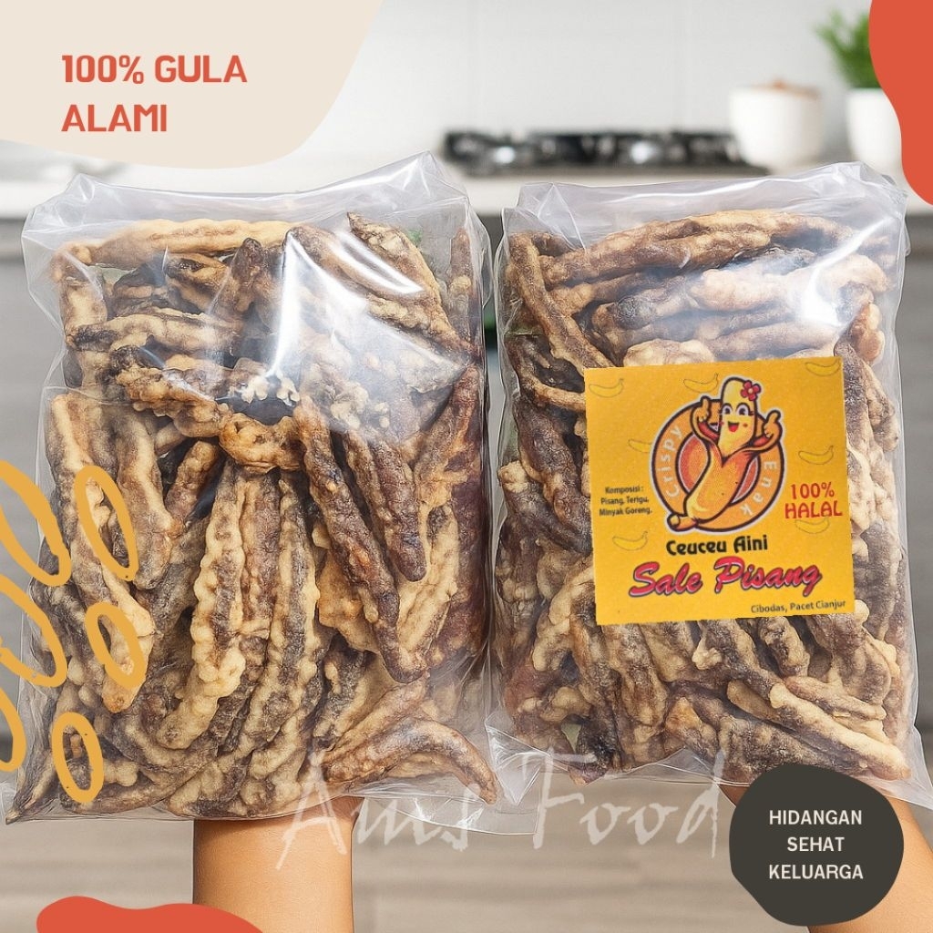 

Sale pisang jari premium 250Gr - Oleh oleh Tradisional Khas Cianjur