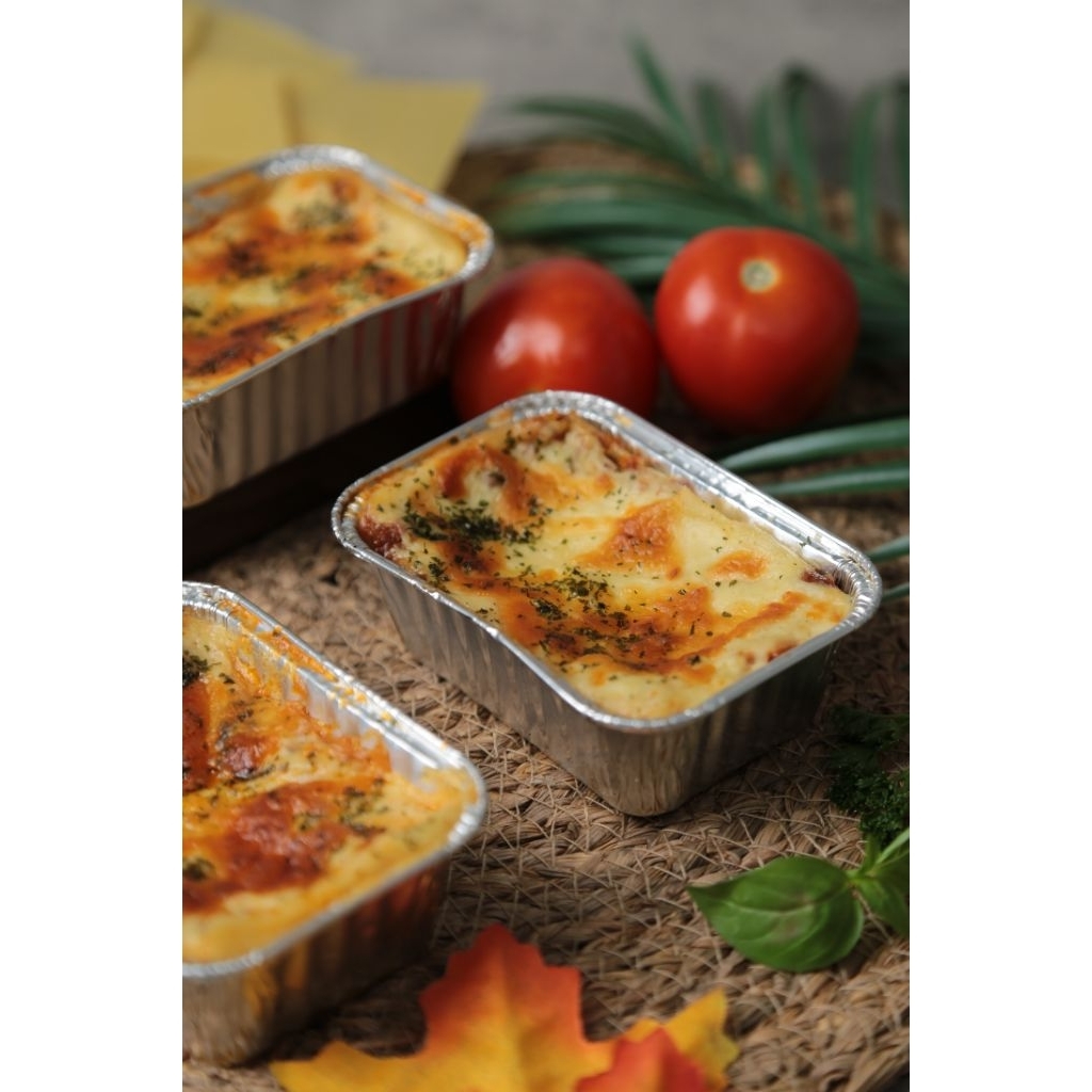 

Lasagna 150 ml isi 3 dalam 1 box