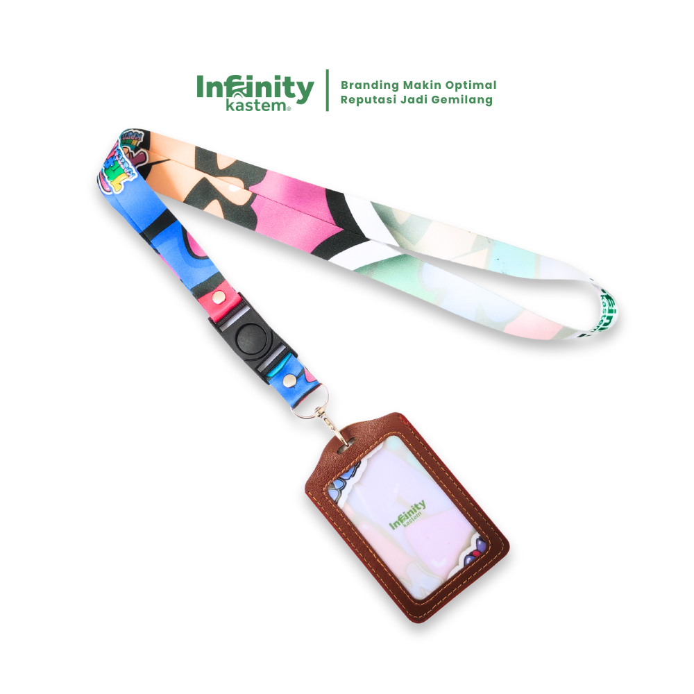 

Paket Lanyard Custom Holder Kulit, Paket Lanyard Holder Kulit Custom - Infinity Kastem
