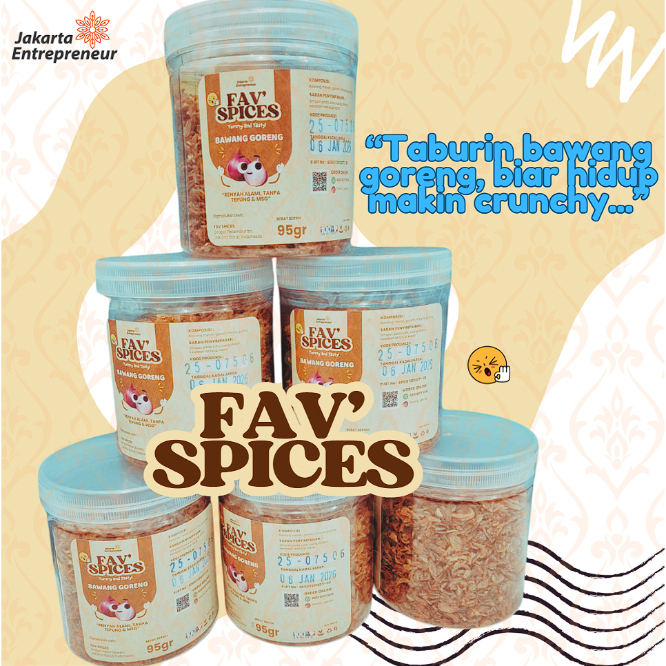 

Fav' Spices Bawang Goreng PREMIUM 95 gram
