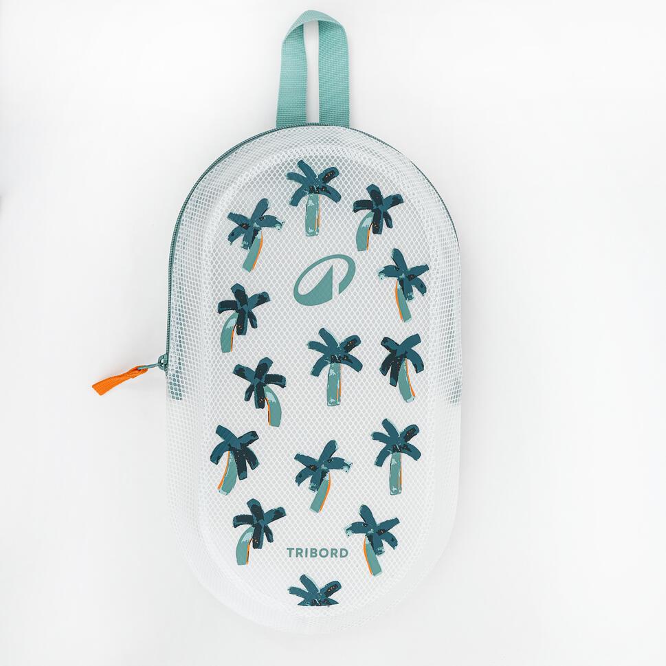 Decathlon TRIBORD Kantung Renang Kedap Air - 7 Liter Putih/Hijau - 8926873