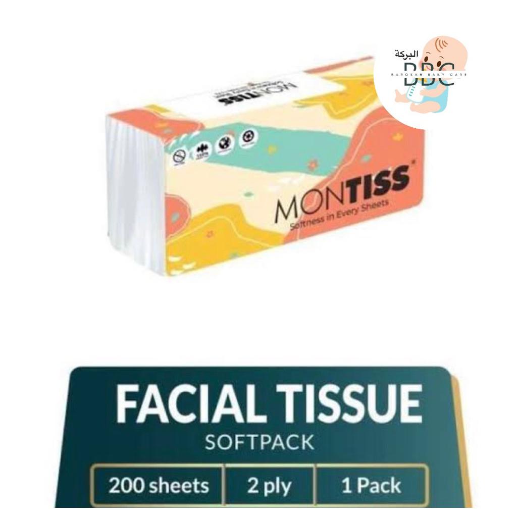 Tissue Montiss isi 200 lembar || Tisu Wajah Montiss