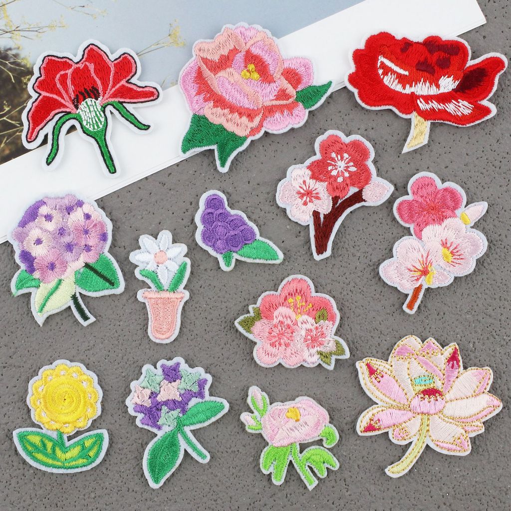 Bordir Patch Flower Series Bordir Patch Bunga Series Patch Bordir Flower Series Patch Bordir Bunga B