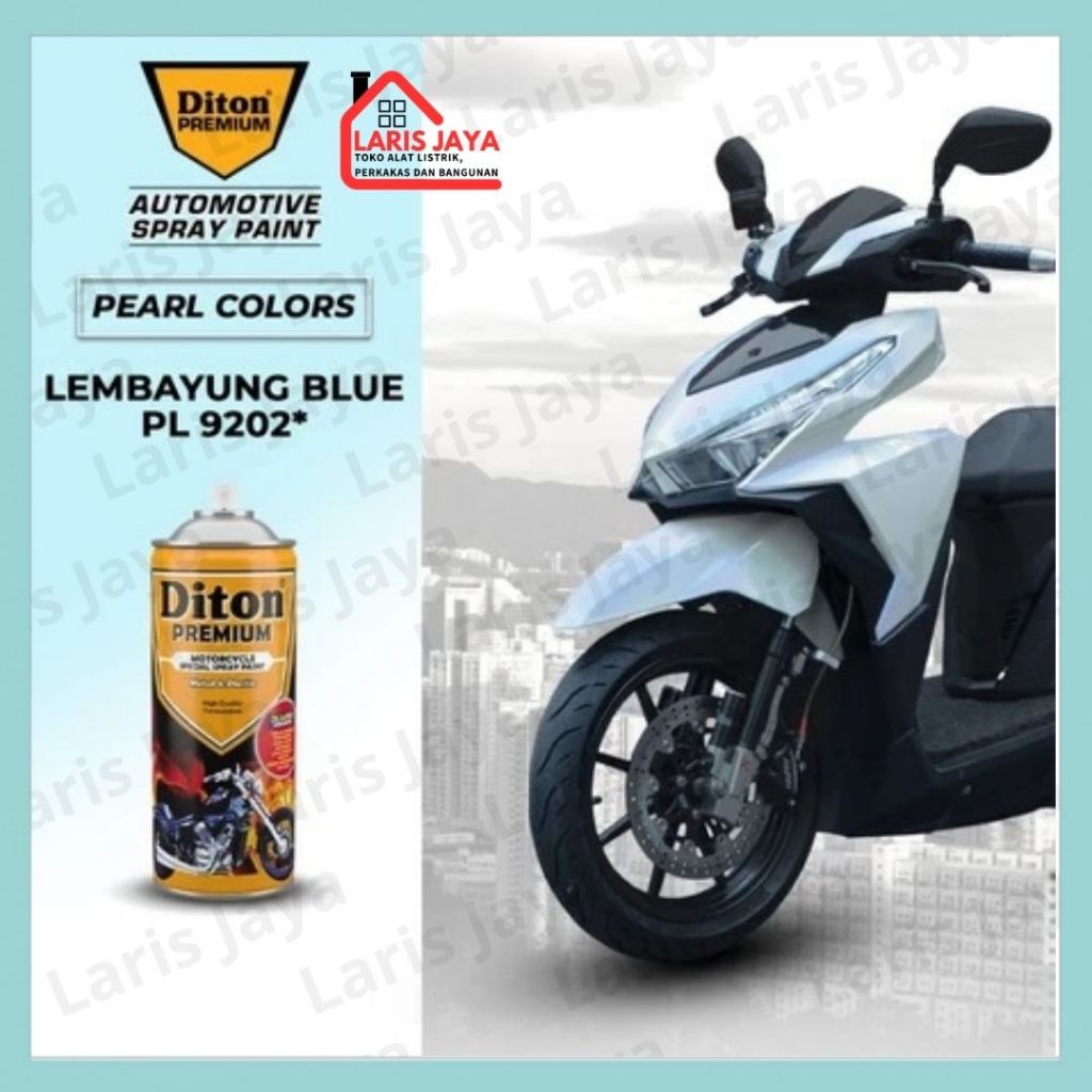 Cat Semprot DITON PREMIUM  Lembayung Blue PL9202 / DITON PREMIUM SPECIAL EFFECT PEARL LEMBAYUNG Biru