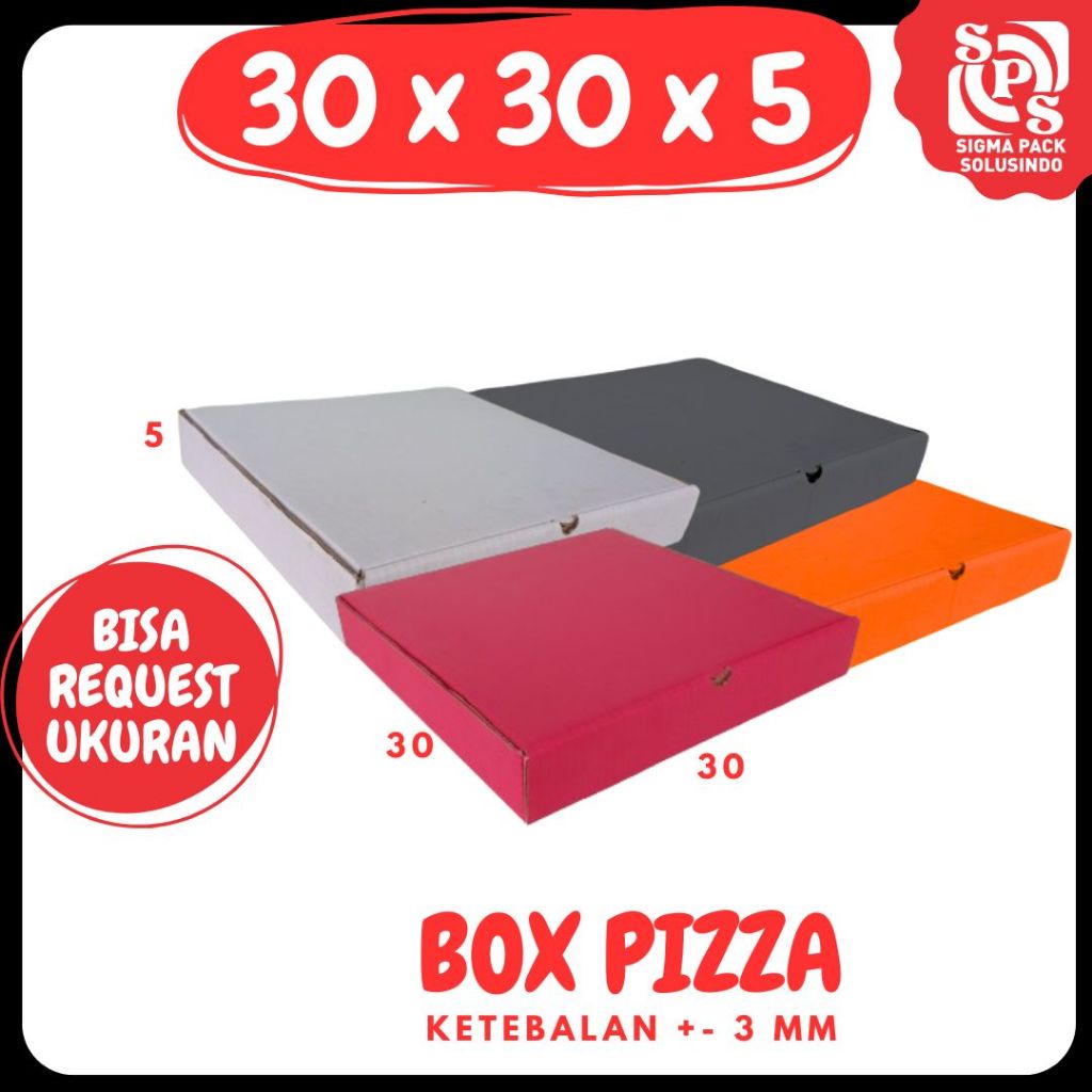 

Box 30x30x5 LD Kardus 30x30x5 LD Dus Pizza 30x30x5 LD Kotak Packing Hampers Zigma Pack