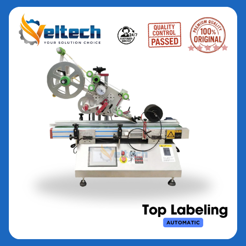 

Mesin Labelling Pemasangan Label Sticker / Mesin Top Labeling Automatic