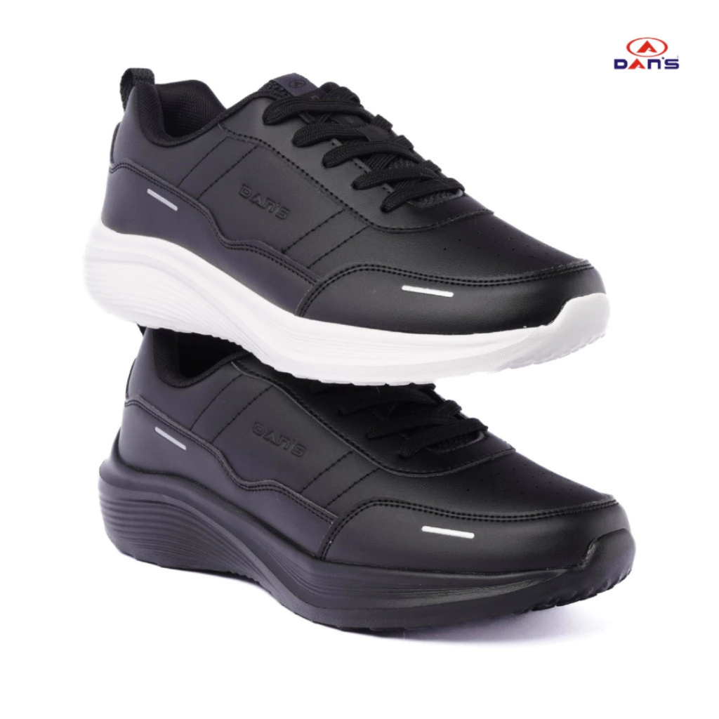 Leeonni x DANS - Sepatu Dewasa Pria dan Wanita - Alvar | Sneakers Warna Hitam
