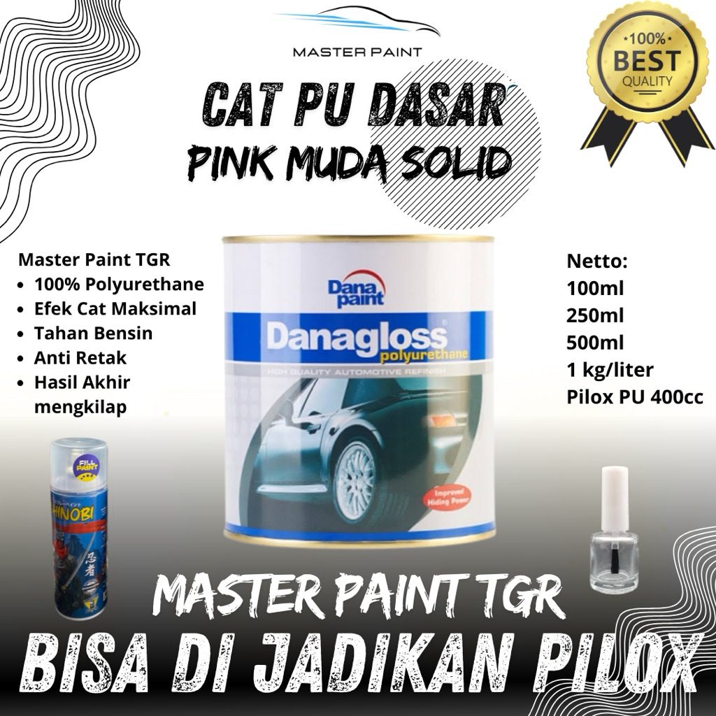 (BISA DI JADIKAN PILOX) CAT PU DASARAN PINK MUDA SOLID | CAT PU DASAR PINK MUDA SOLID