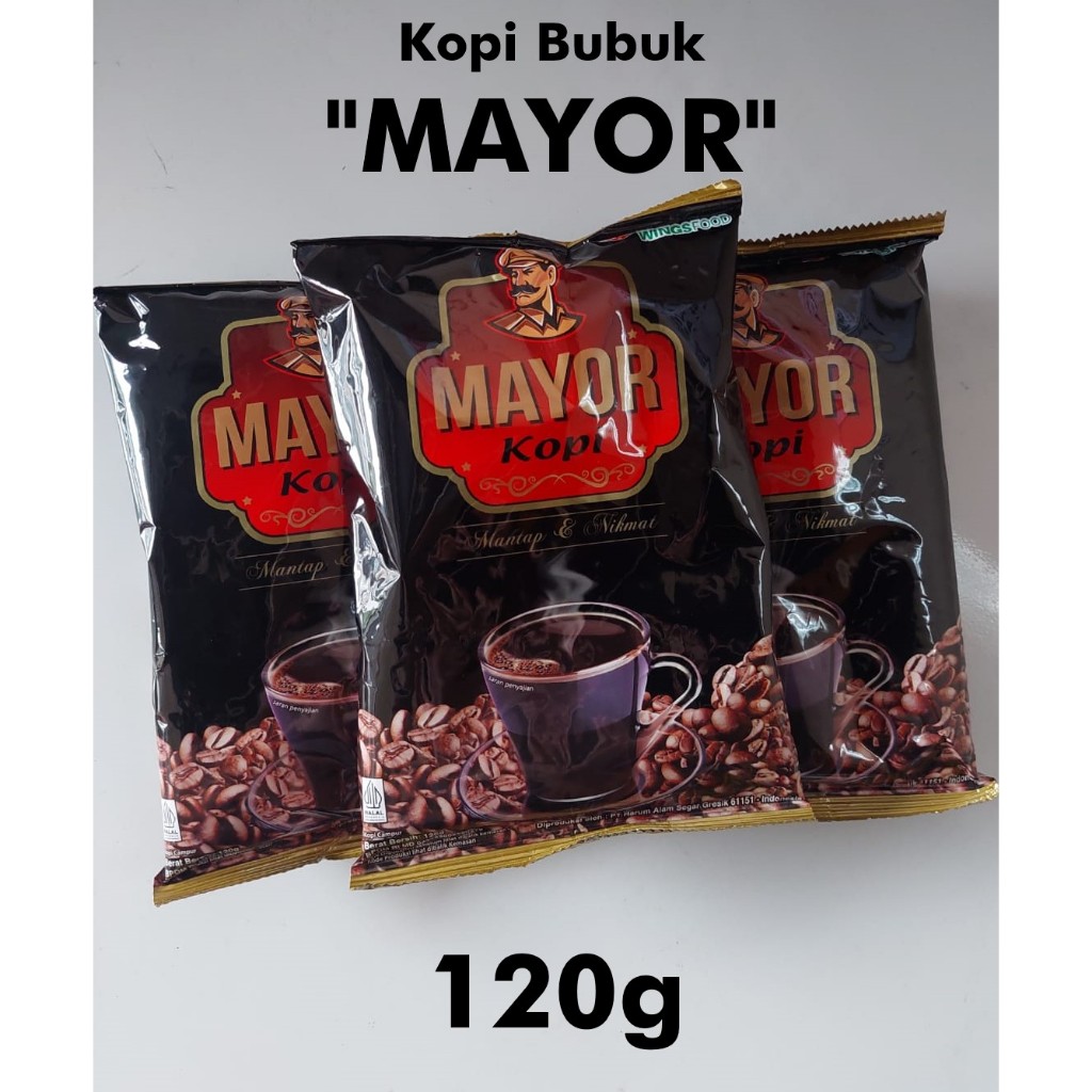 

Kopi Bubuk Mayor 120Gr