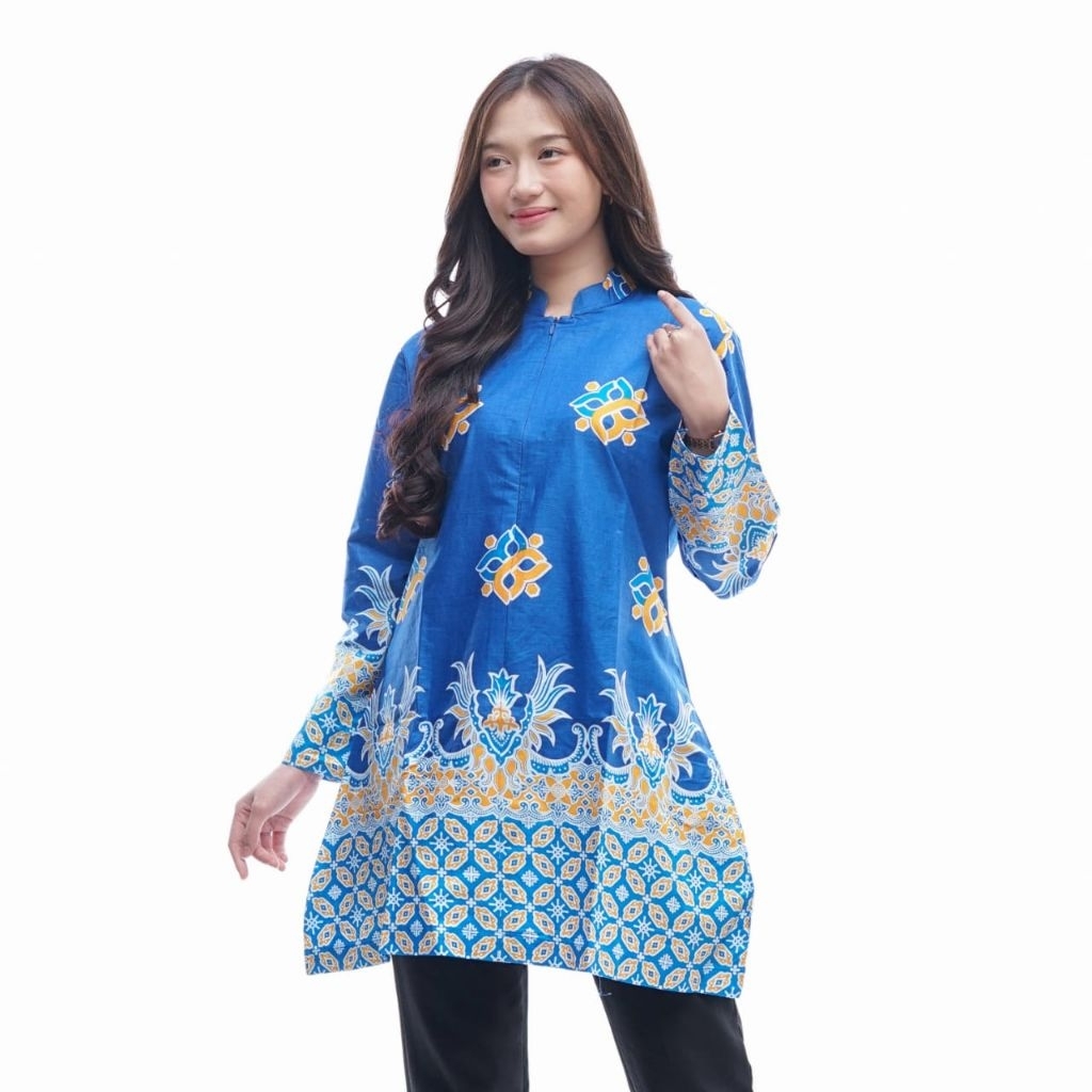 Baju Batik Kemendukbangga (BKKBN) (model baju Tunik)