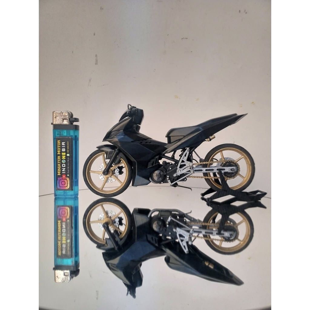 Diecast miniatur motor YAMAHA MX King 150 Skala 1:12 Handmade