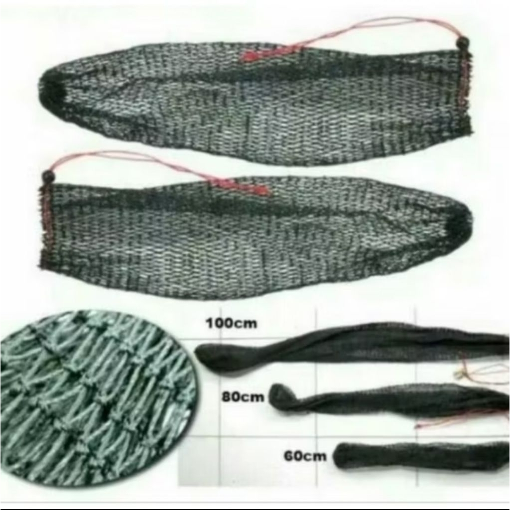 Keramba Koja Jaring Wadah Ikan Panjang 100CM