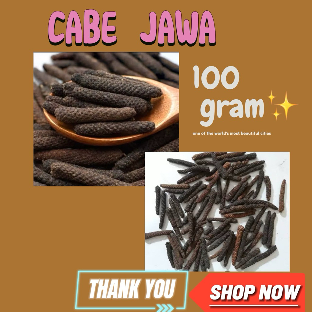 

Cabe jawa kering / Cabe jamu / Cabe puyang 100 gram Rempah