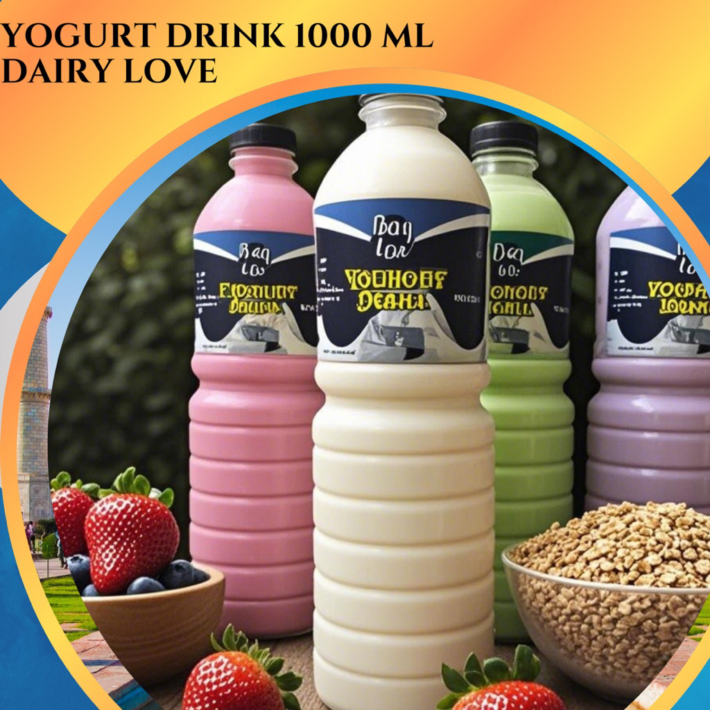 

YogurtVarianRasa 1liter I Dairy Love I Homemade I Kental & Creamy I Nikmat I Fresh